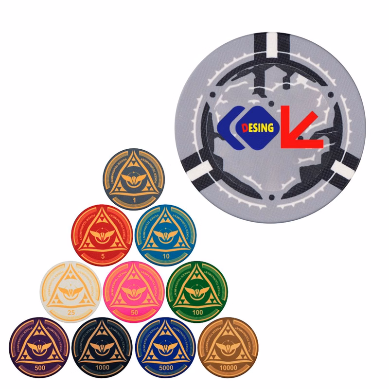 Custom Design Ceramic Poker Chip
