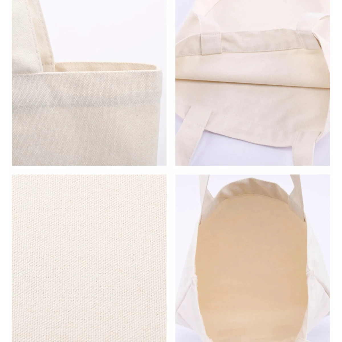 Custom Portable Canvas Eco-Friendly Shopping Bag, custom tote bag with logo imprint 1