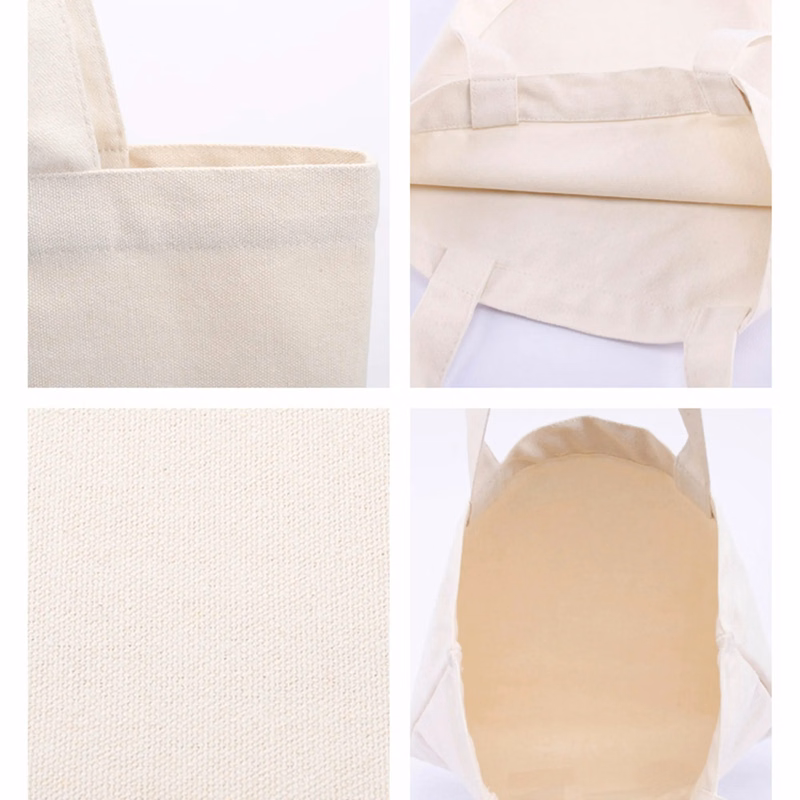 Custom Portable Canvas Eco-Friendly Shopping Bag