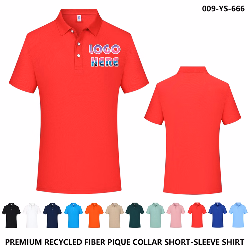 Breathable Regenerated Fiber Unisex Short Sleeve Polo ?C Moisture-Wicking Comfort