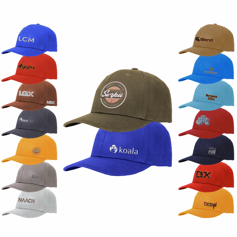 Premium Washed Cotton 6 Panel Cap - High, Medium, or Low