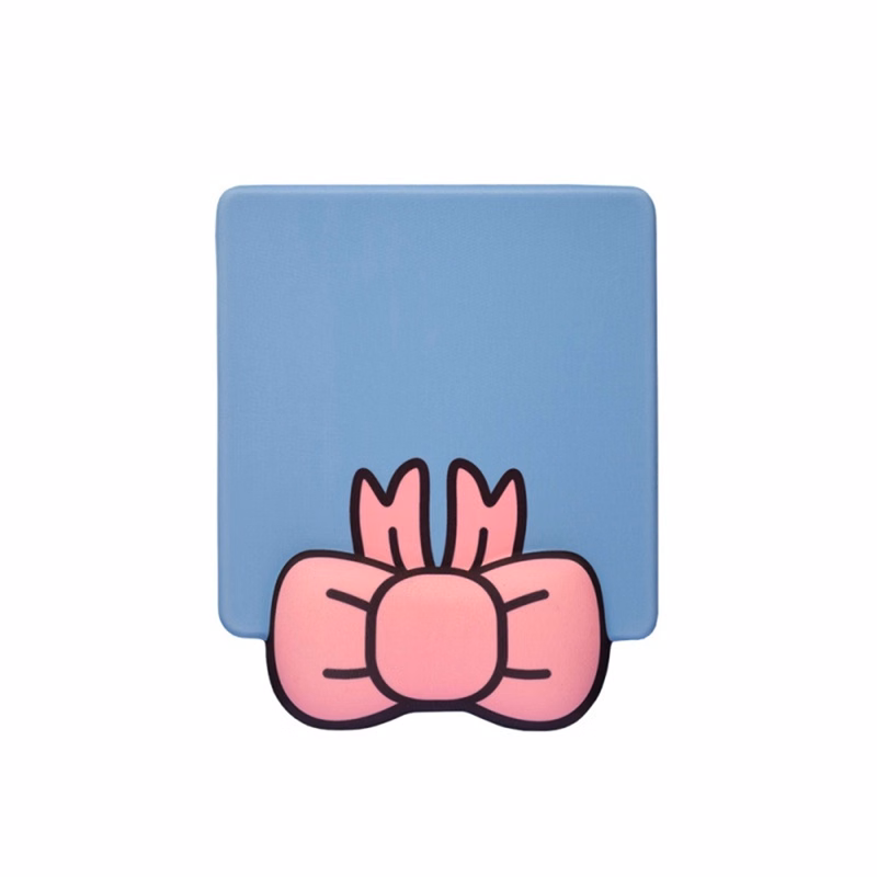 Cute Cartoon Bowknot Woman Mouse Pad Wrist Support