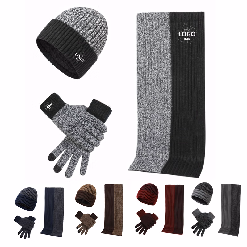3 in 1 Hat Scarf Gloves Sets