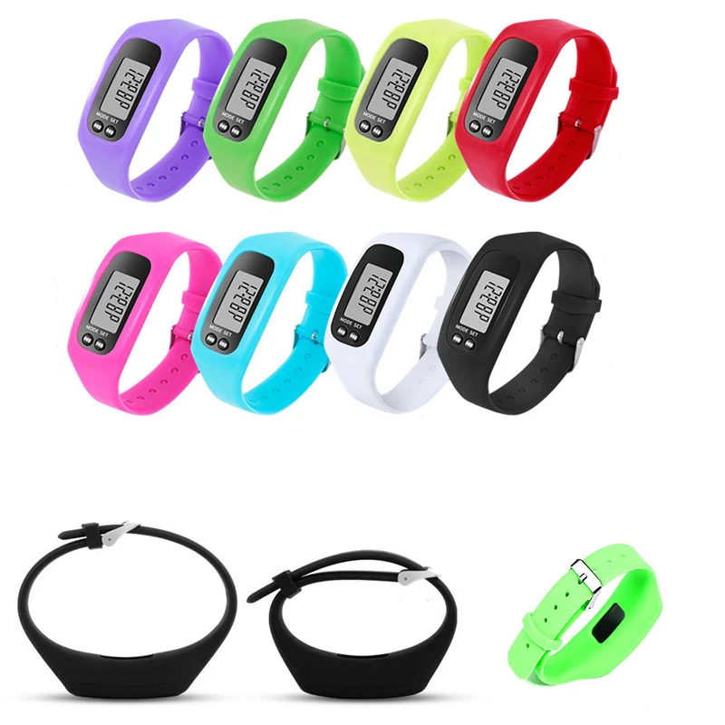 Silicone Wristband Sport Watch Pedometer 1