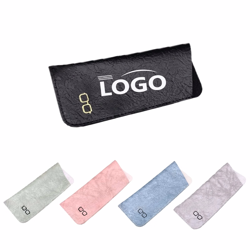 Soft Portable Leather Sunglass Pouch