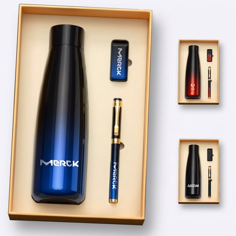 3-Piece Executive Drinkware & Tech Gift Set