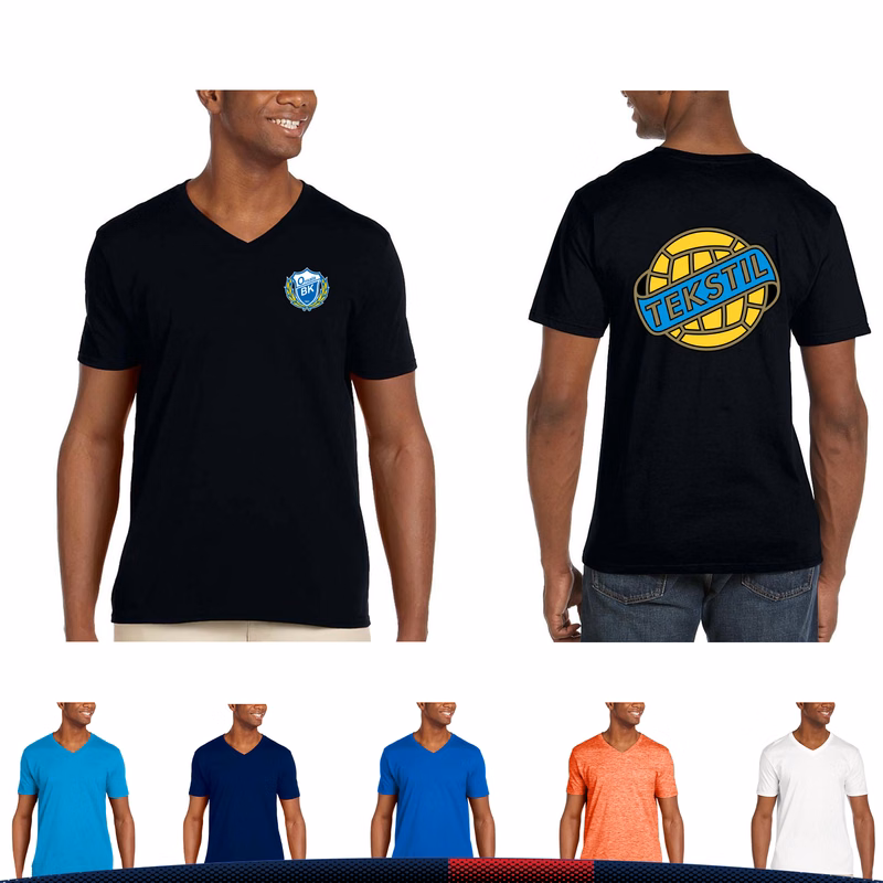 Gildan® 100% Cotton V-Neck T-shirts