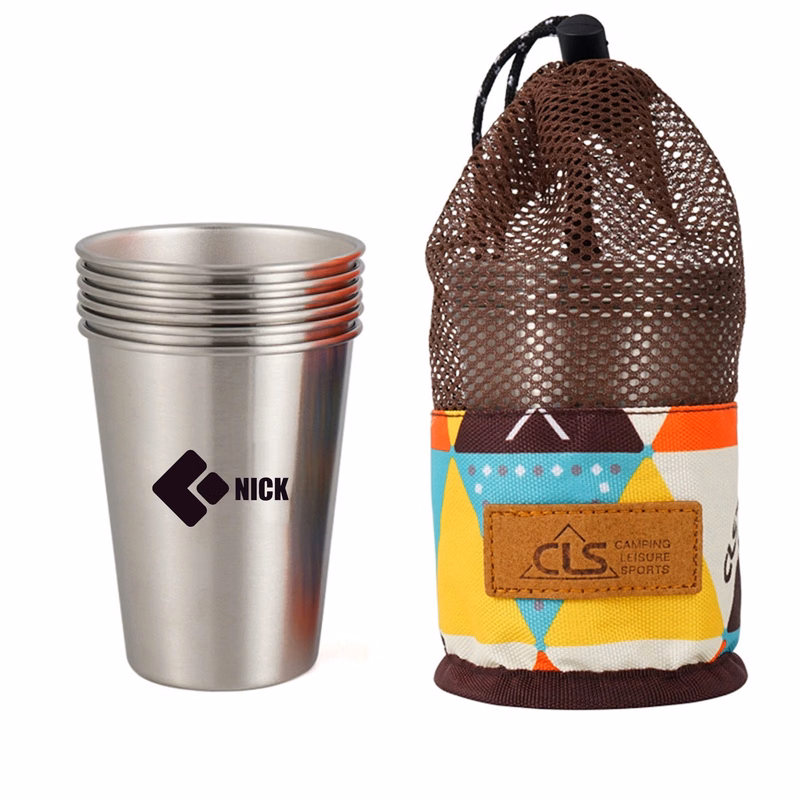 Stainless Steel Drinking Cups Set
