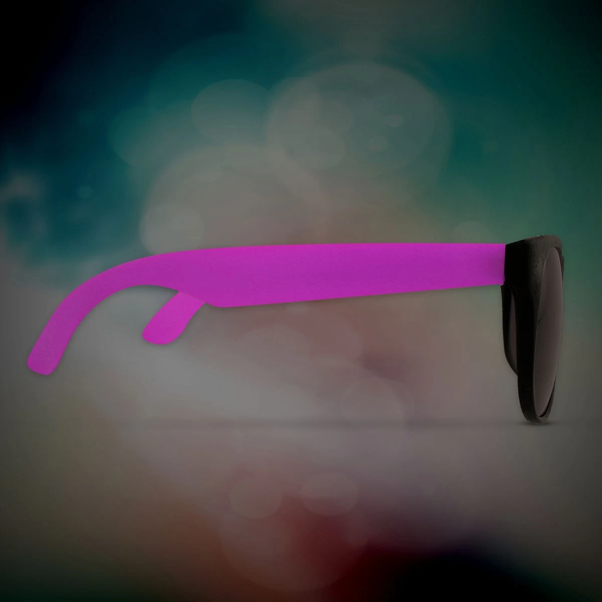 Custom Purple Neon Billboard Sunglasses, printed lenses glasses 1