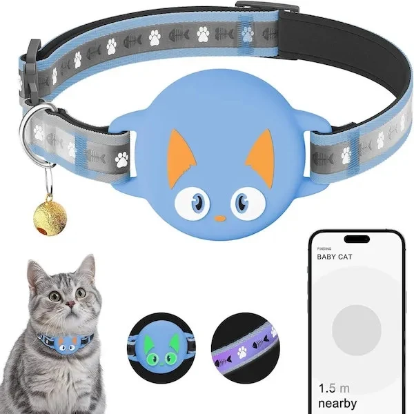 Glow Cat Collar Anti-lost Pet Locator Cover 1