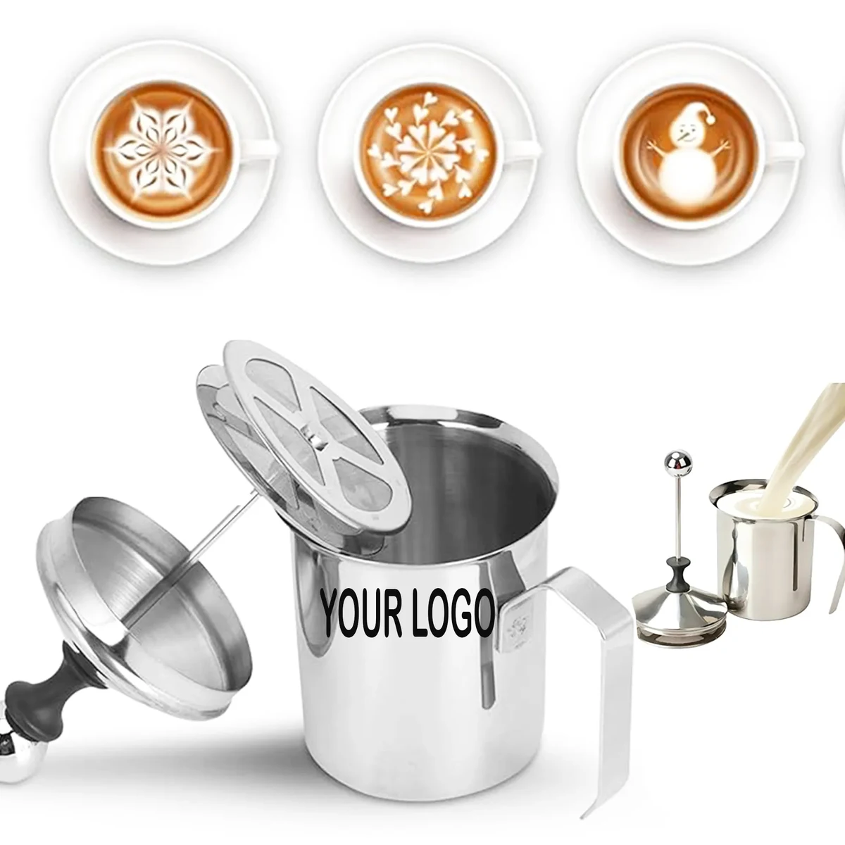 stainless steel coffee Milk foam machine 1
