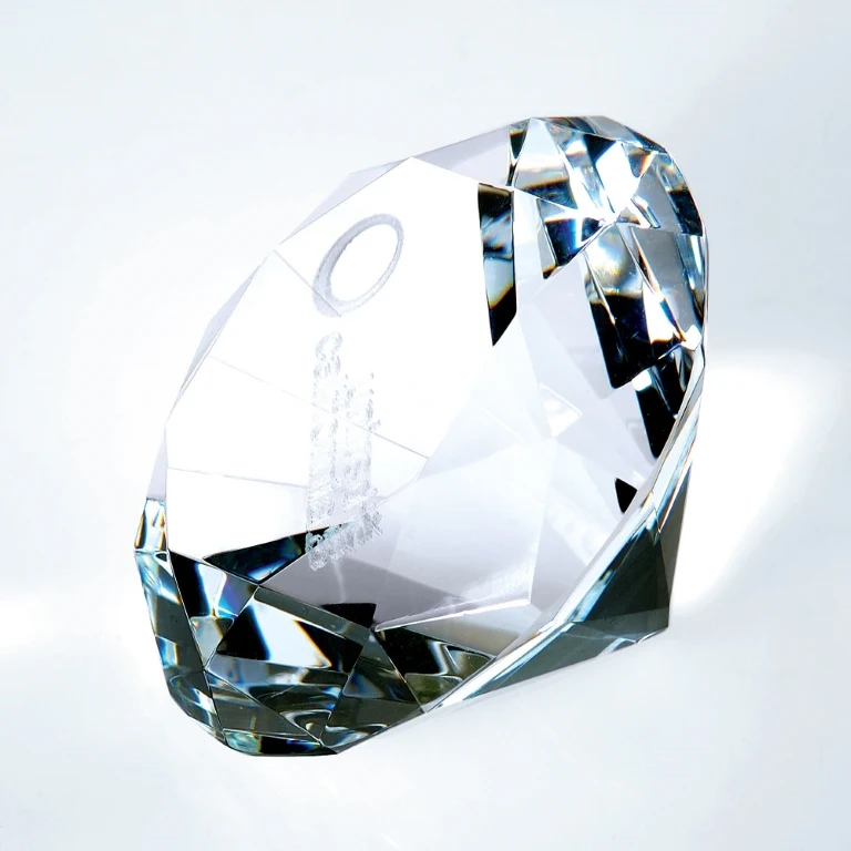 Diamond Optic Crystal Award - Large 1