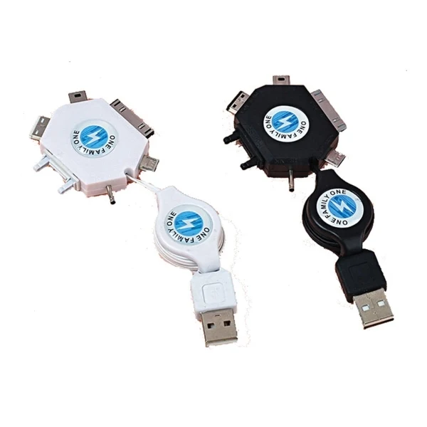 Elastic 6 In 1 Mobilephone USB Cable 1