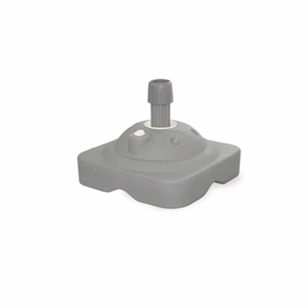 Small Gray Plastic Water Base for 8' Pole
