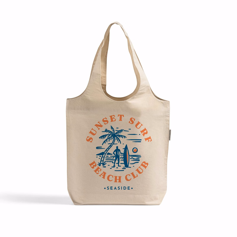 Organic Stow-N-Go Cotton Tote Bag