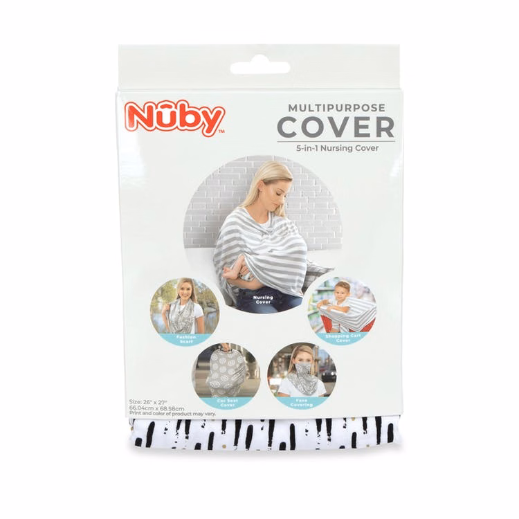 Nuby On the Go Nursing Covers - Assorted Prints & Colors