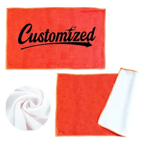 Custom Microfiber Printed Rally Towel for Sports Events — Crowd-Engaging Event Accessory 1