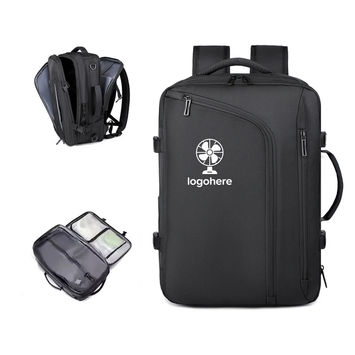 MOQ 10 Multi Compartment Business Travel Backpack 1