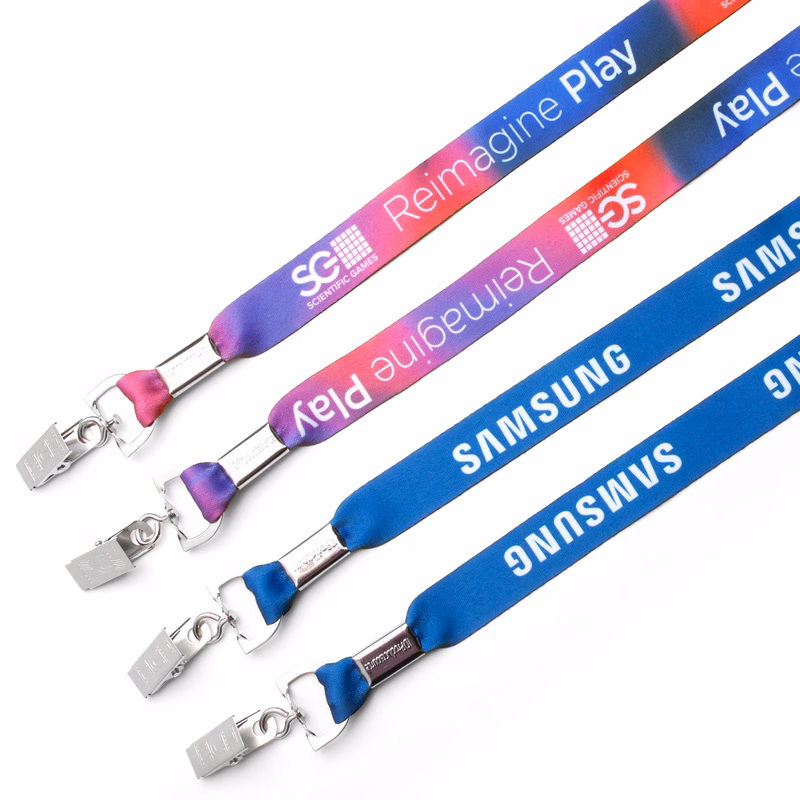 3/4" Double Ended Dye Sublimated Lanyard