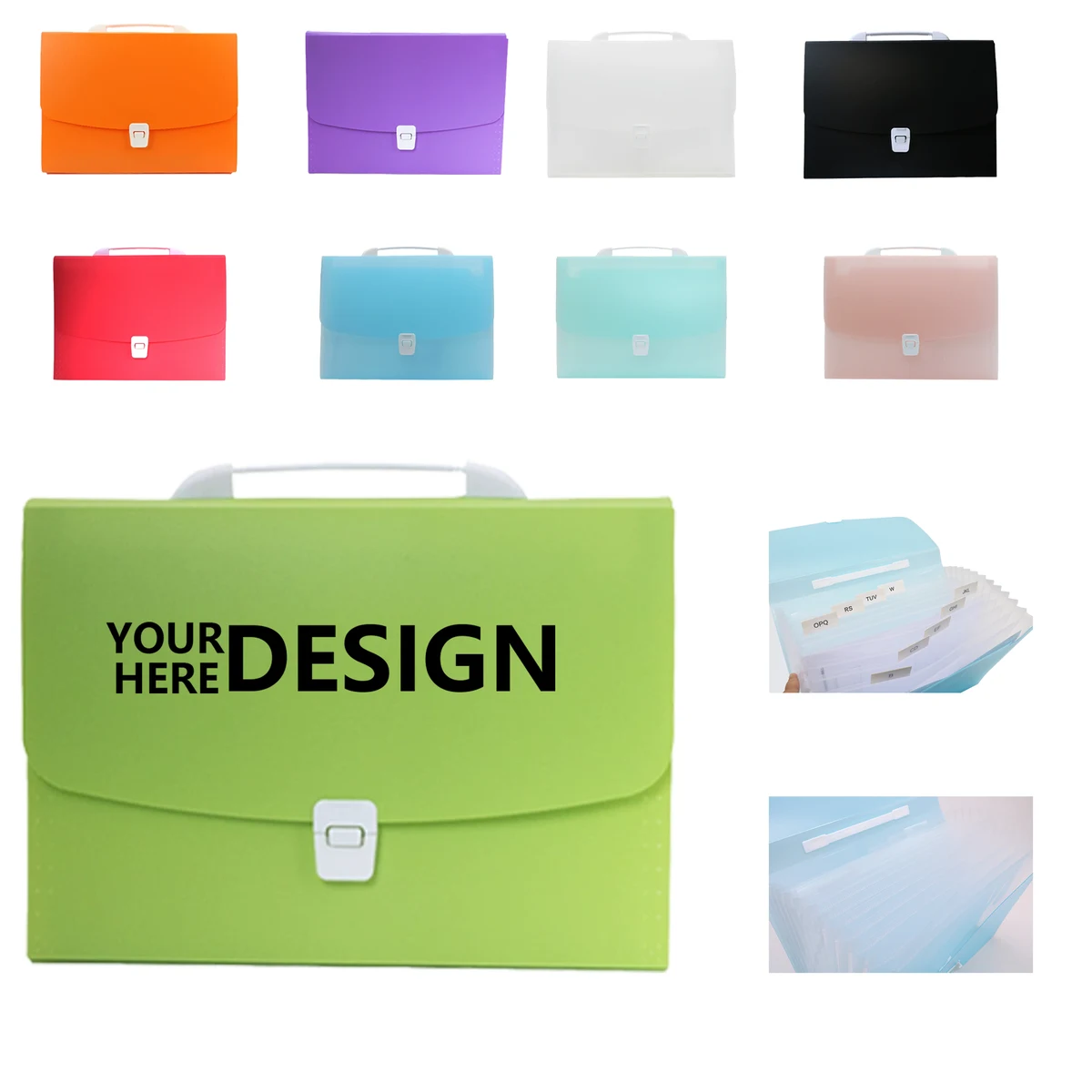 Plastic File Organizer Bag 1