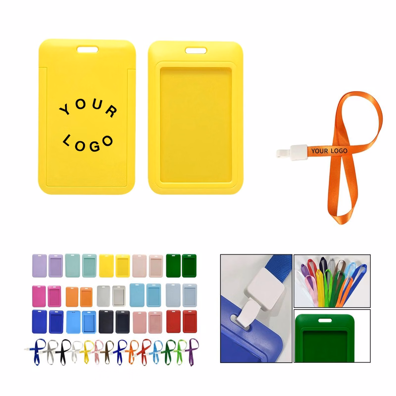Full Color Printed ID Card Holder with Lanyard