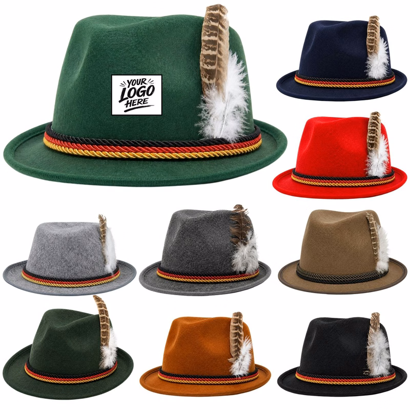 Oktoberfest Feather Fedora Performance Hat