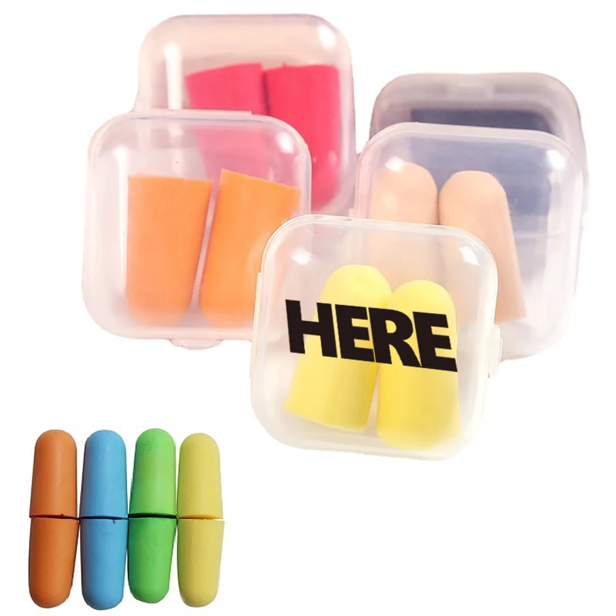 Square Case Earplugs 1