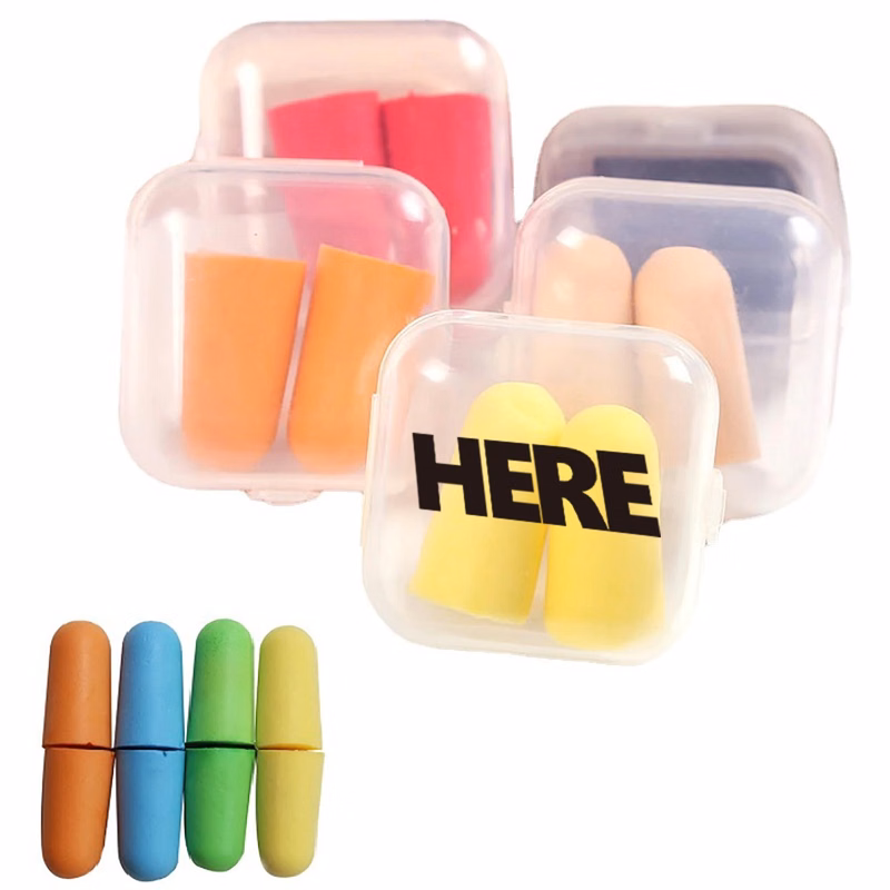 Square Case Earplugs