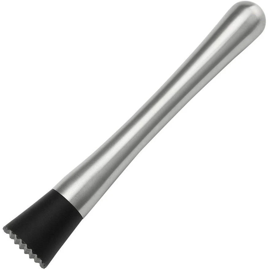 Stainless Steel Muddler with Hard Plastic Head 1