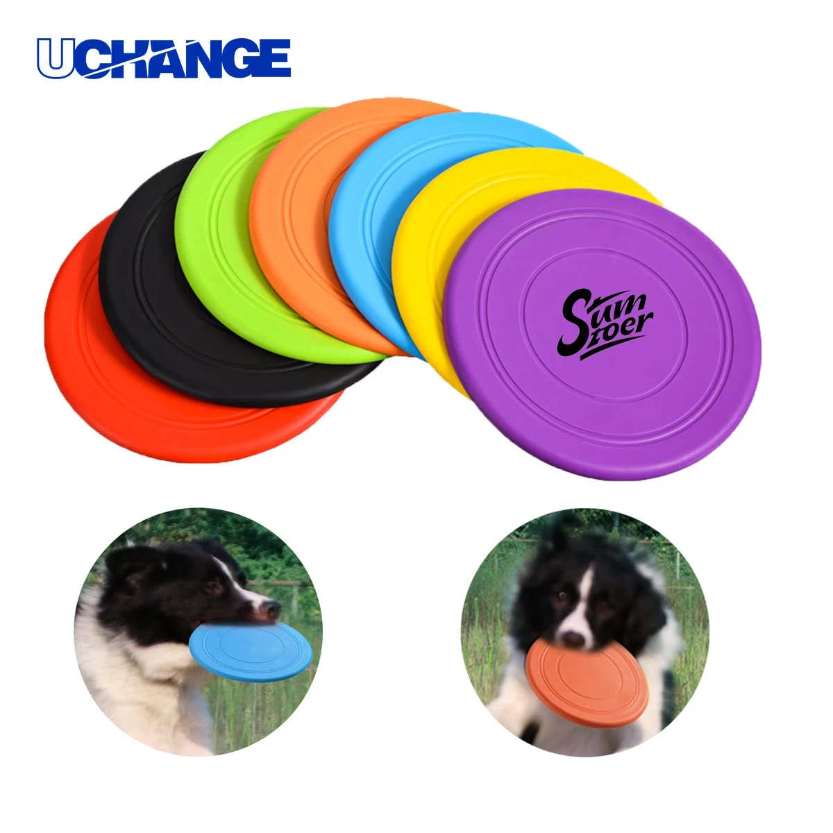 Pet Flying Disc TPR Toy for Outdoor Training 1