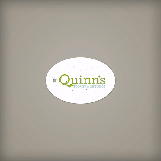 Single-Sided Oval Seed Paper Tags