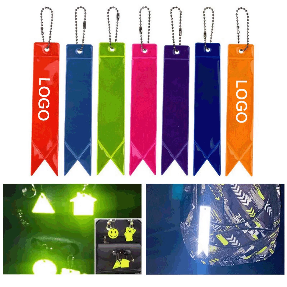Safety Reflector/ Reflector Tag Pendant Reflective Safety Keychain 1