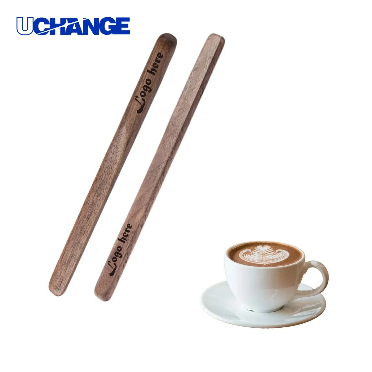 Walnut Wooden Stirrer Tool for Coffee 1