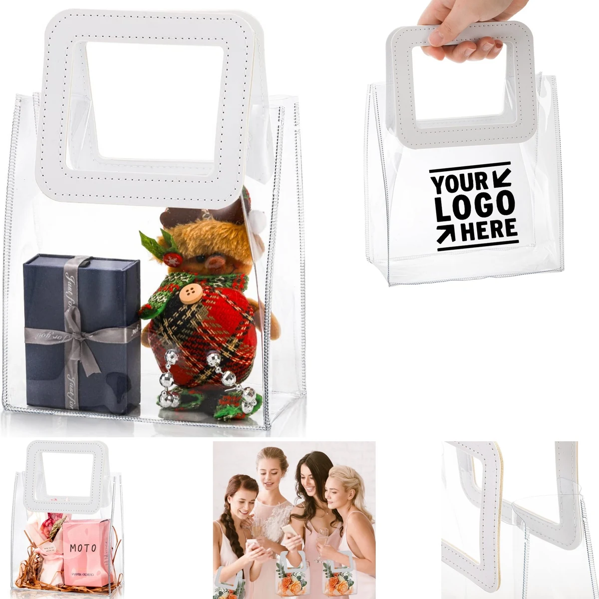 Transparent PVC Gift Tote Bag 1