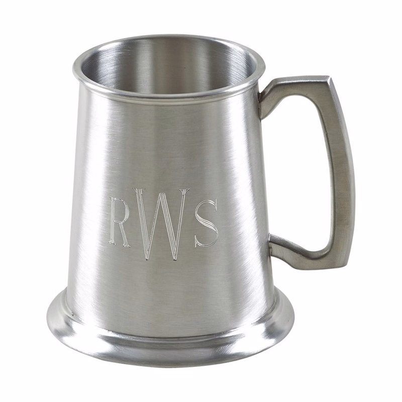 PEWTER TANKARD WITH MATTTE FINISH MDDE IN ENGLAND