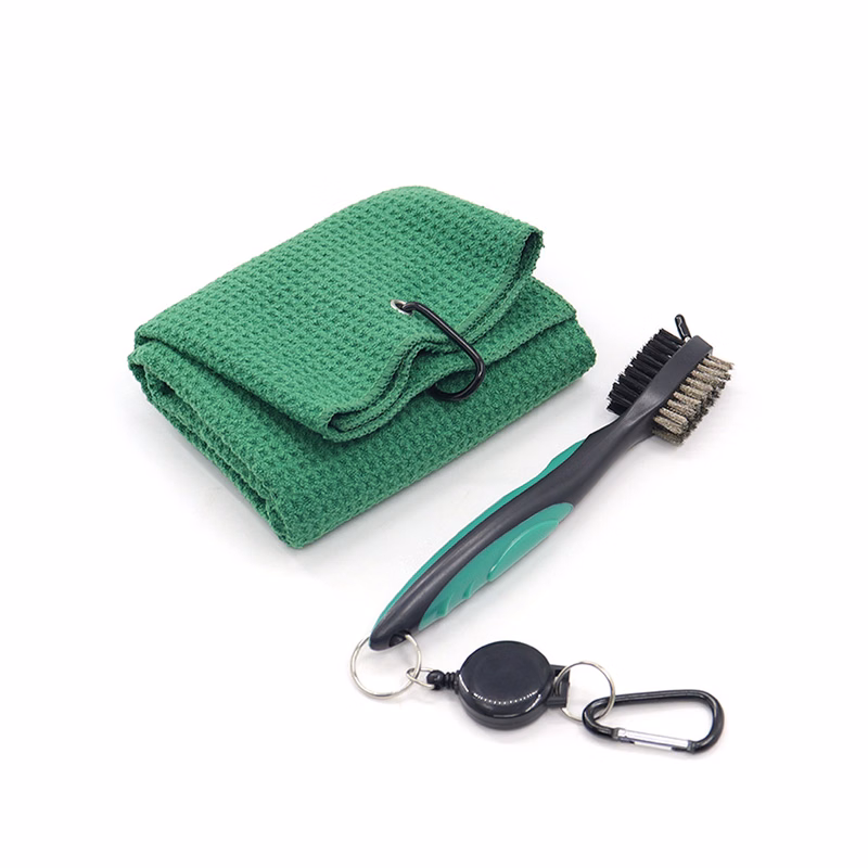Golf Towel Cleaning Brush Tool Kit