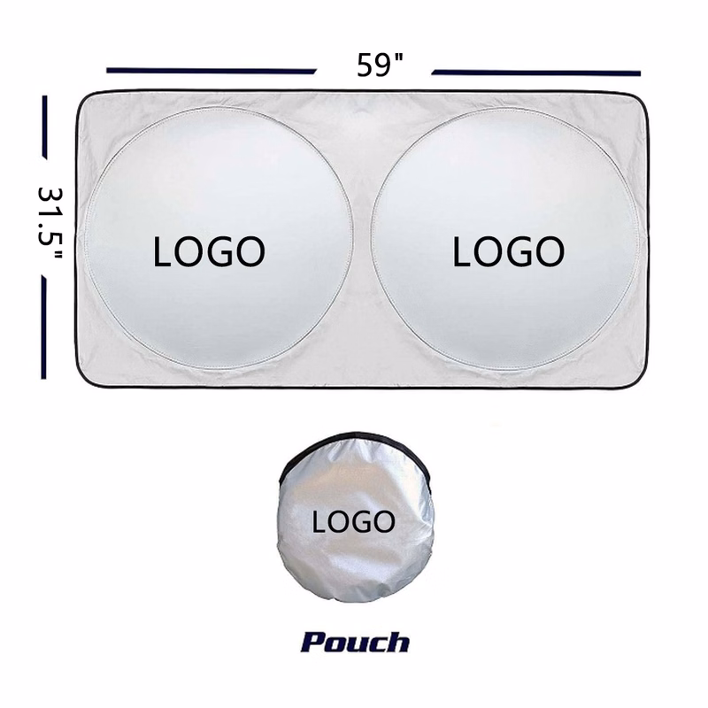 Car double-ring sunshade