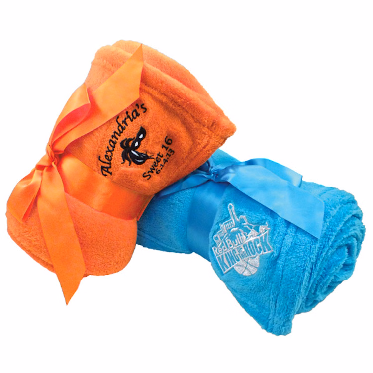 Luxury Plush Blanket w/Ribbon