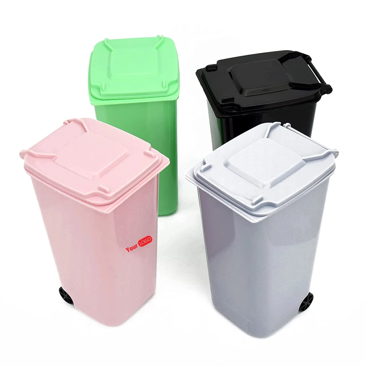 Mini Curbside Garbage Trash Bins Pen Holder 1