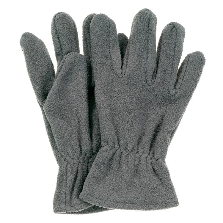 Charcoal Grey Fleece Gloves 1