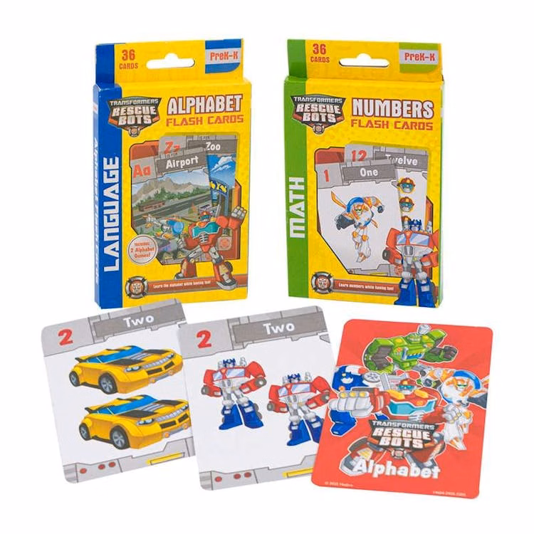 Transformers Rescue Bots Flash Cards - Assorted Themes