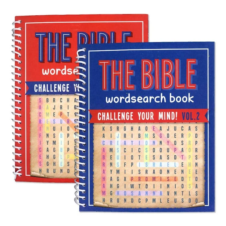 Spiral Bible Puzzle Books - Two Titles 1