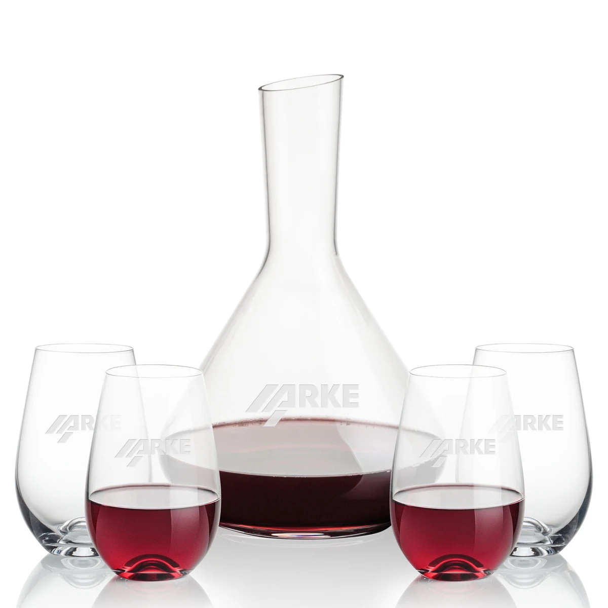 Terrassa Carafe & Boston Stemless Wine 1