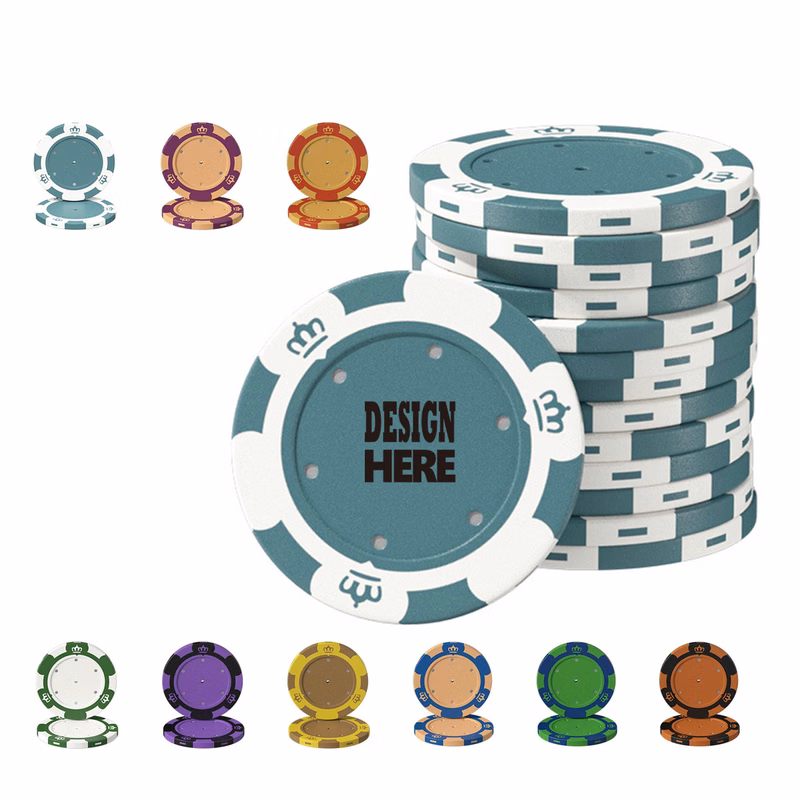 Customizable Clay Poker Chips