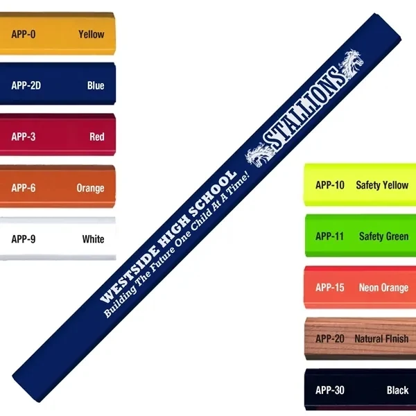 Customizable carpenter pencil 1