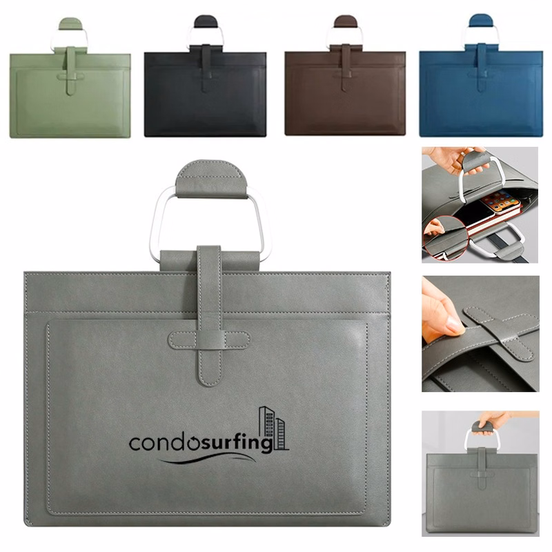Spacious Lightweight Premium PU Leather Document Organizer