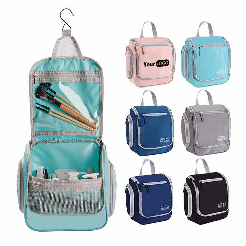 Toiletry Travel Organizer Bag with Hook
