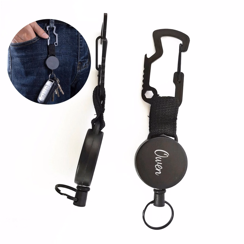 Outdoor Retractable Key Holder Carabiner