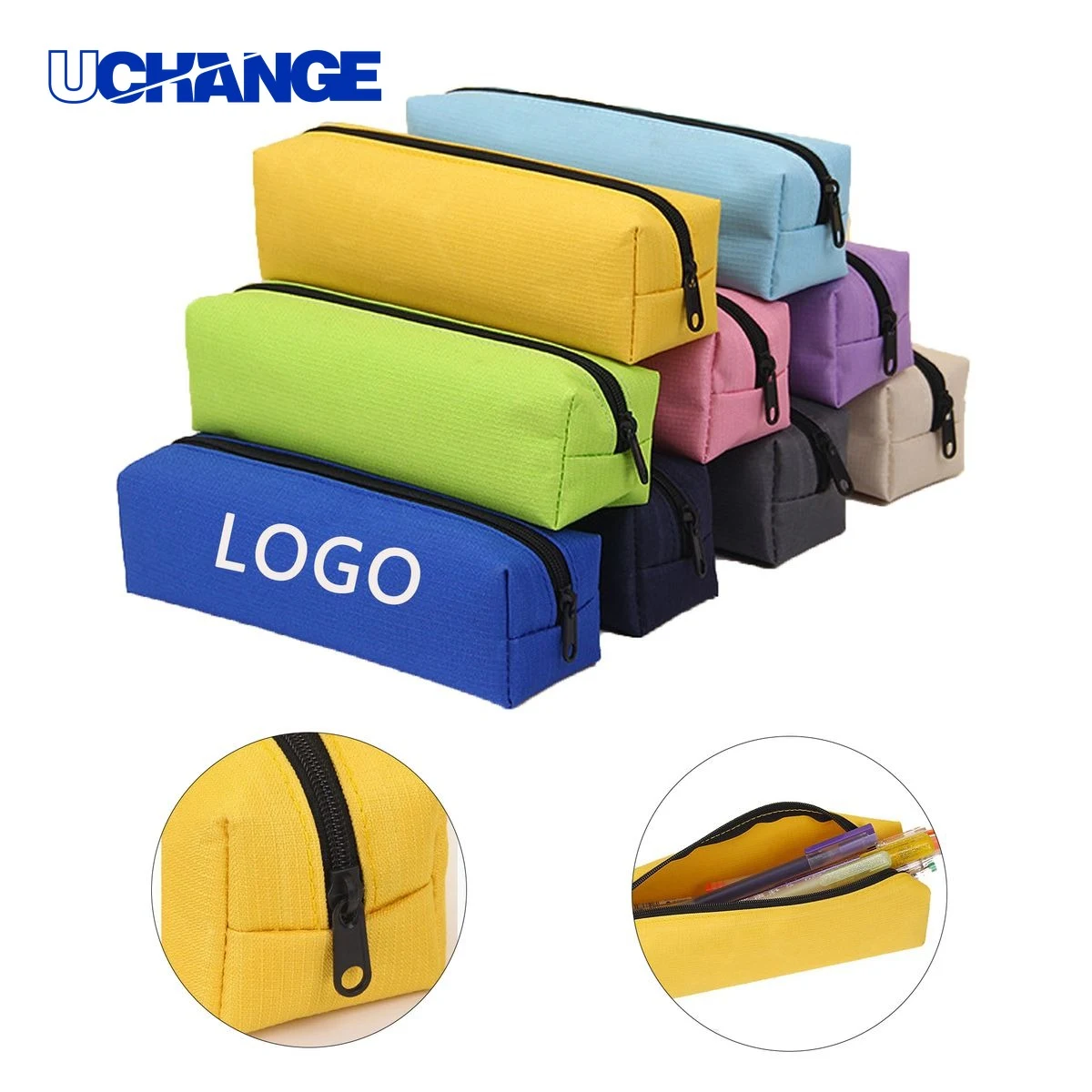 Durable Oxford Cloth Zipper Pencil Case Organizer 1