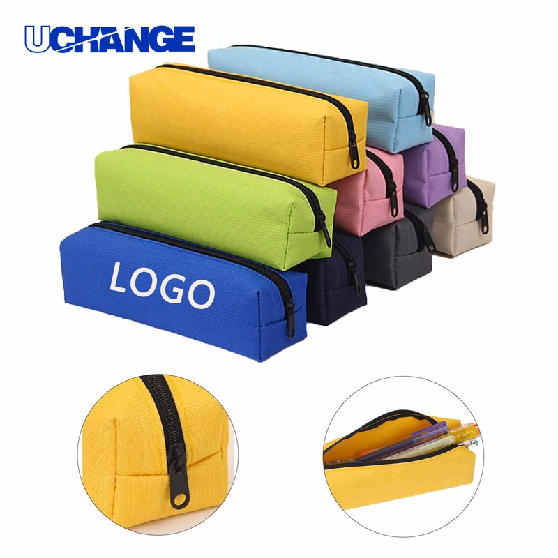 Durable Oxford Cloth Zipper Pencil Case Organizer